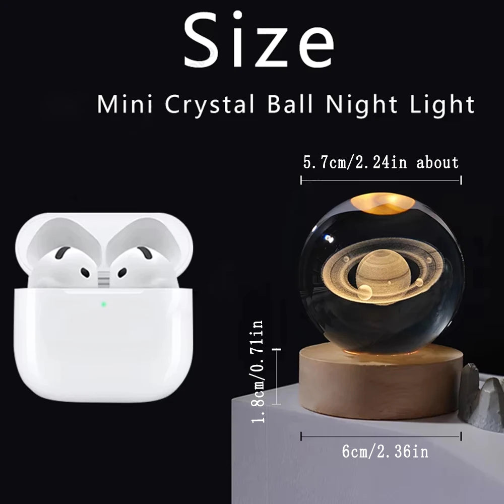 Solar System Crystal Ball Lamp