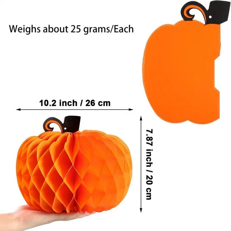 Paper Pumpkin Party Decorations