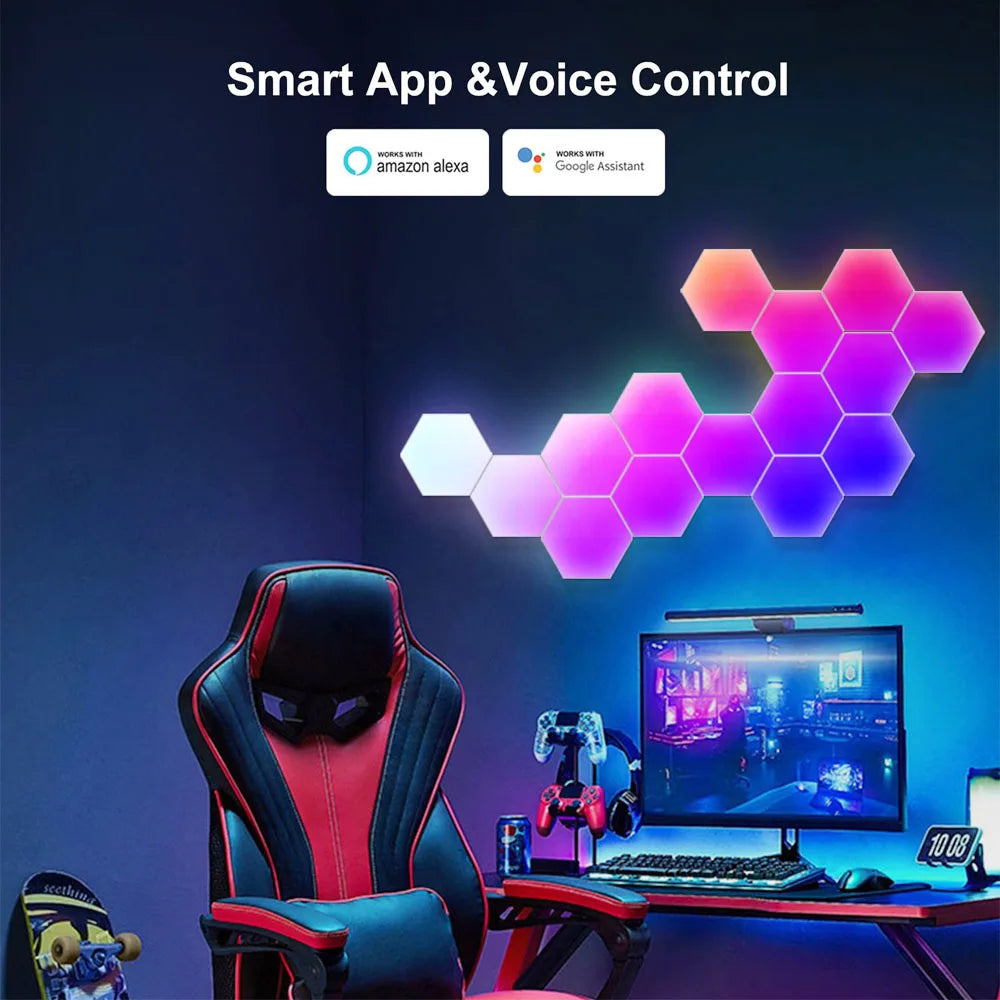 Tuya Smart Hexagon Wall Light