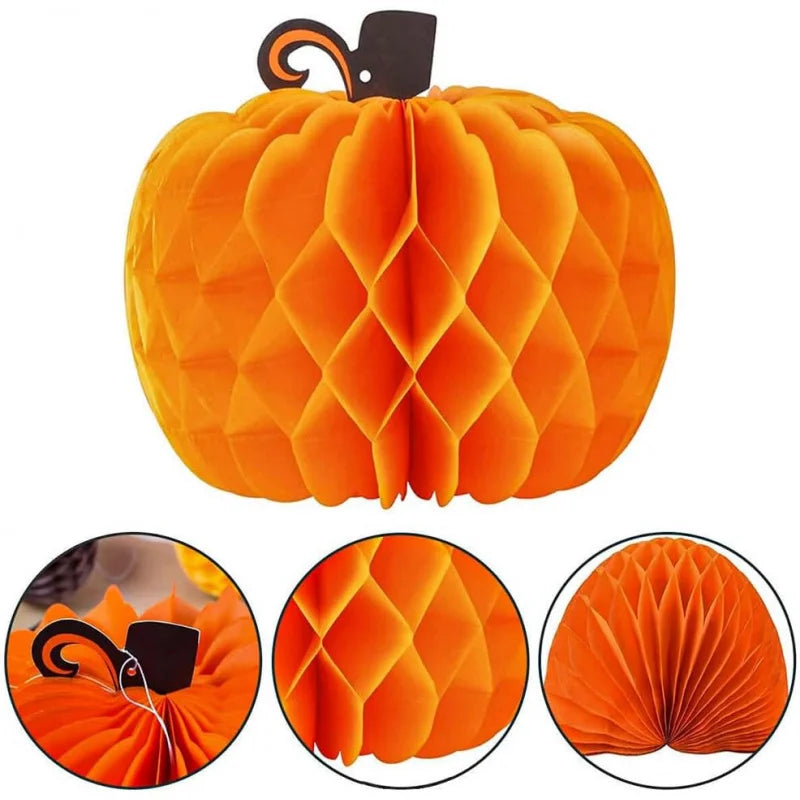 Paper Pumpkin Party Decorations